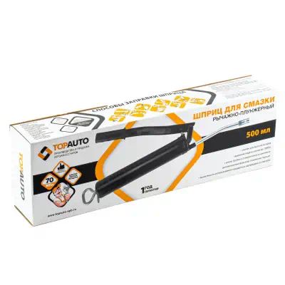 30015 — Шприц рычажноплунжерный  500мл черный (топ авто) TOPAUTO